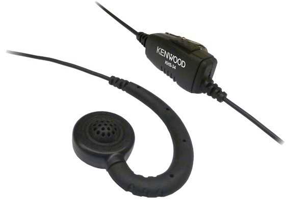Kenwood Electronics KHS-34 headphones/headset Wired Ear-hook Black -