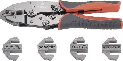 TOOLCRAFT PZ-506 430461 Crimpzangen-Set 6teilig Isolierte Kabelschuhe,