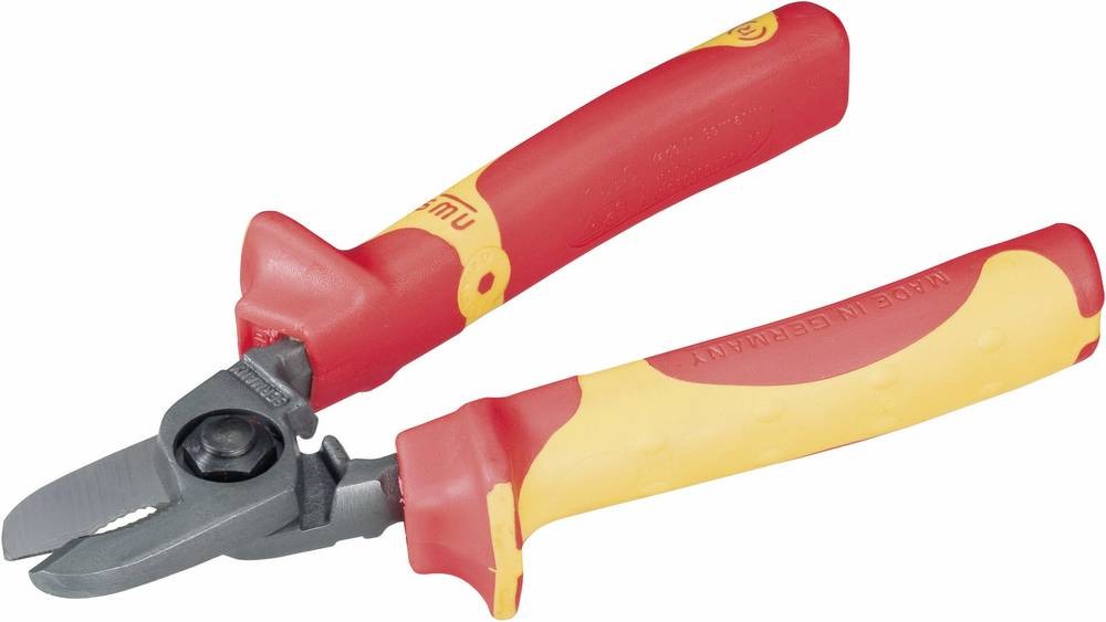 NWS 043-69-VDE-160 VDE-Kabelschere Geeignet für (Abisoliertechnik)