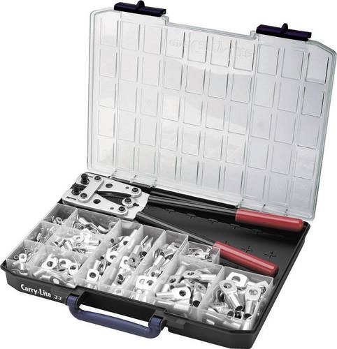 Cimco 181545 Presszangen-Set 255teilig Rohrkabelschuhe 6 up to 50mm²