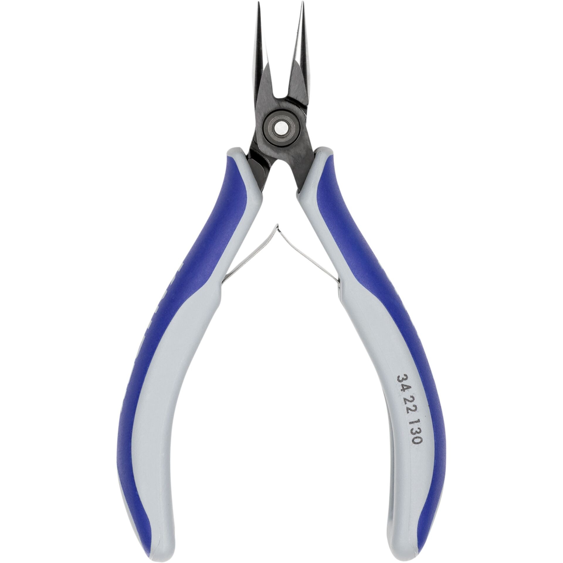 Knipex 34 22 130 Elektronik- u. Feinmechanik Flachrundzange Gerade