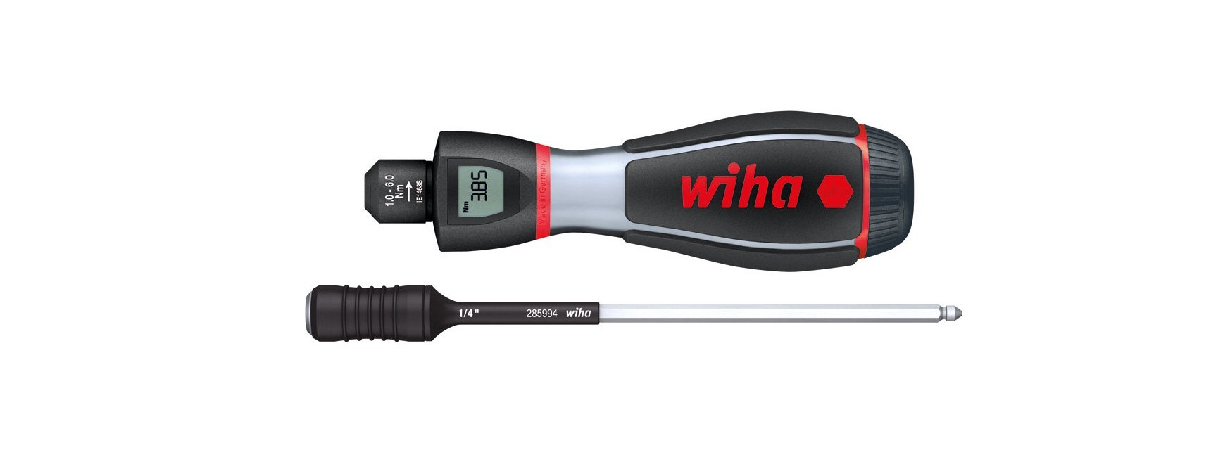 Wiha Werkstatt Drehmoment-Schraubendreher 0.4 - 1.5 Nm DIN EN ISO