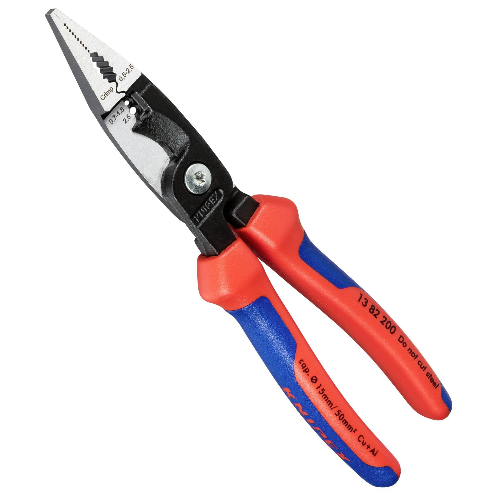 Knipex 13 82 200 Multifunktionszange 50mm² (max) 0 (max) 15mm (max)