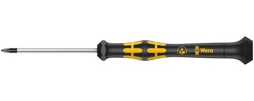 Wera 1555 05030115001 ESD Kreuzschlitz-Schraubendreher PZ 0 Klingenlä