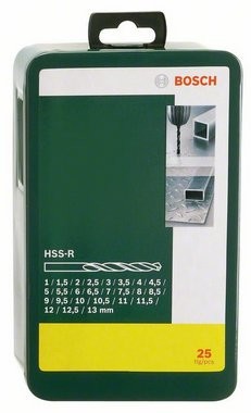 Bosch Accessories 2607019446 Promoline HSS Metall-Spiralbohrer-Set