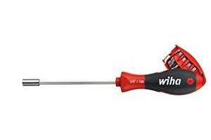 Wiha Werkstatt Bit-Schraubendreher 1/4\ (6.3 mm) DIN 3126, DIN ISO