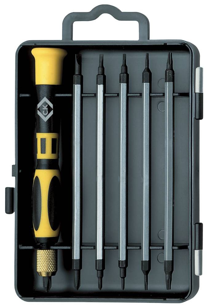 C.K Elektronik- u. Feinmechanik Wechselklingen-Set 7teilig Schlitz,