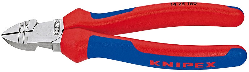 Knipex 14 25 160 Werkstatt Abisolier-Pagesschneider with Facette 160mm