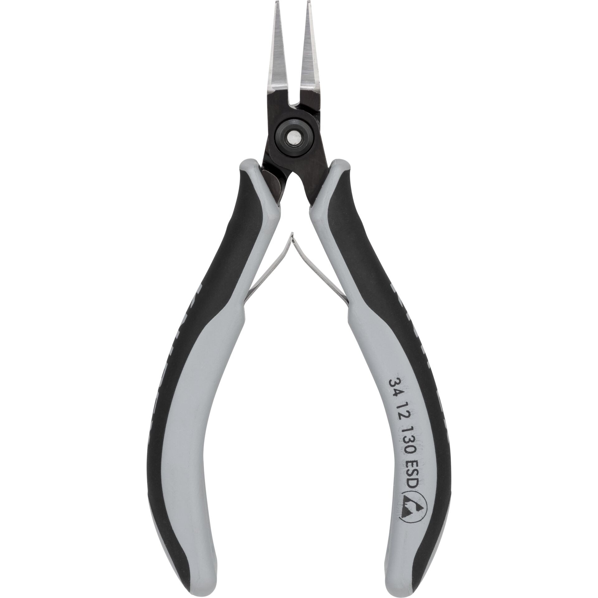 Knipex 34 12 130 ESD ESD Flachzange Gerade Chrom-Vanadium