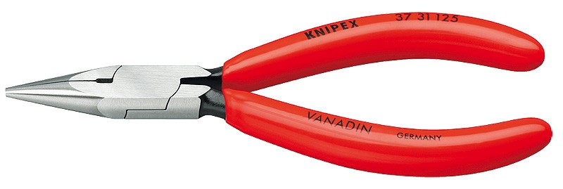 Knipex 37 31 125 Elektronik- u. Feinmechanik Flachrundzange Gerade