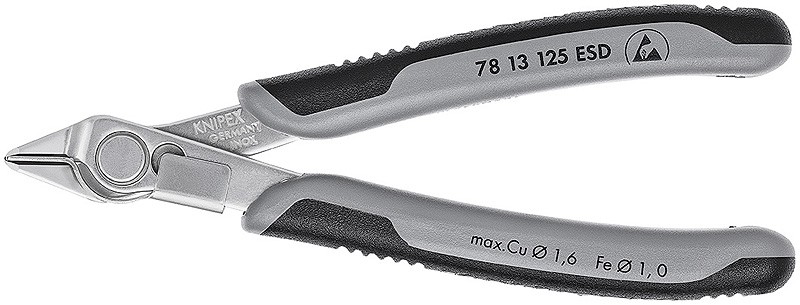 Knipex-Werk Präz.-Schneidzange 78 13 125 ESD