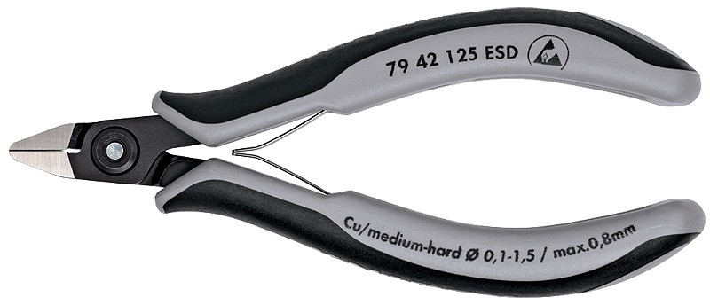 Knipex 79 42 125 ESD Side-cutting pliers pince - Knipex 79 42 125 ESD,