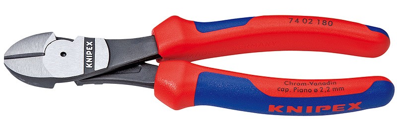 Knipex 74 02 200 Werkstatt Kraft-Pagesschneider with Facette 200mm