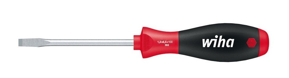 Wiha Schraubendreher 302 Schneiden-B.6,5mm Klingen-L.150mm