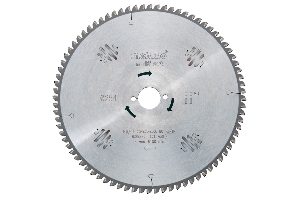 Metabo HW/CT 315X30 96 FZ/TR5 628092000 Hartmetall hoja de sierra 315