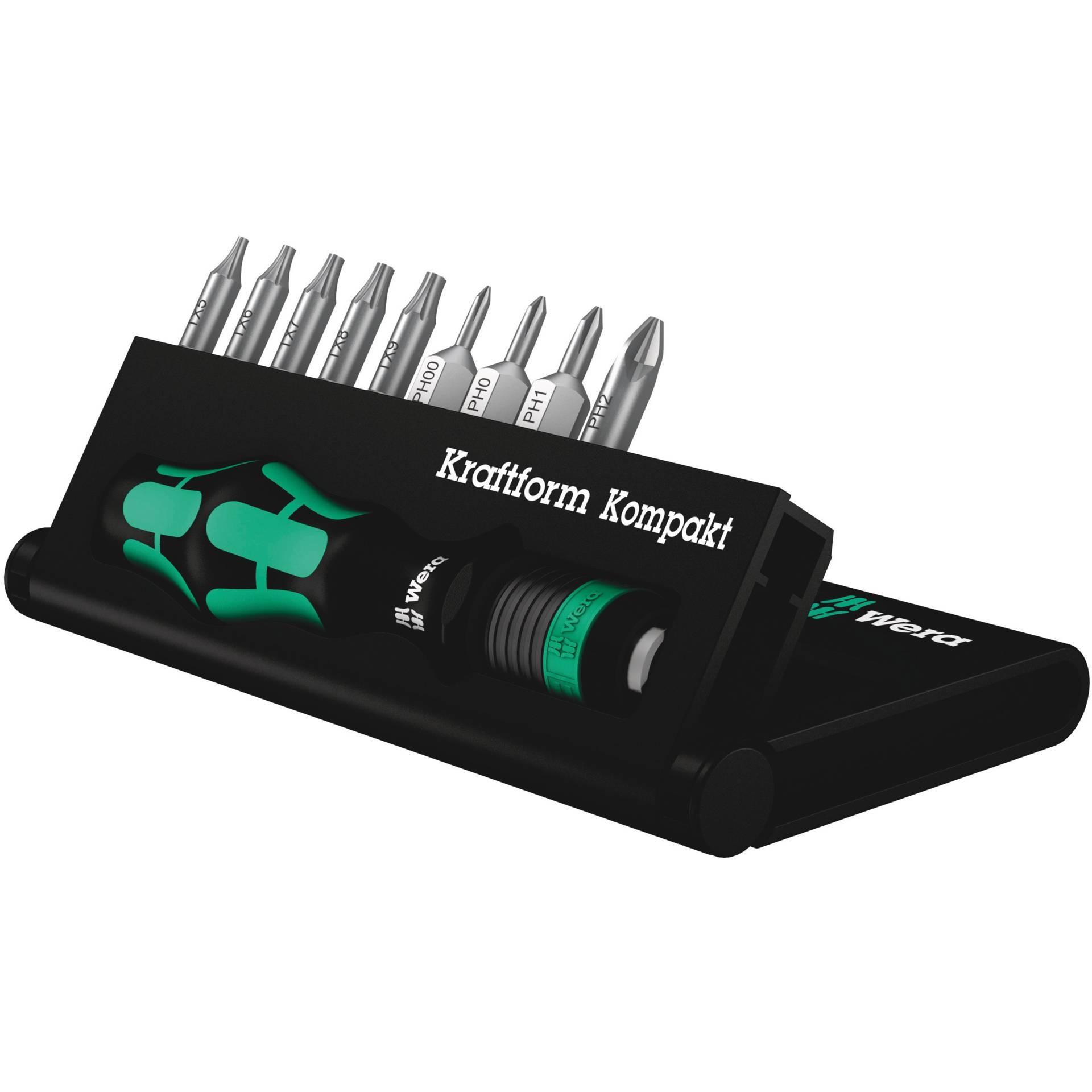 Wera Kraftform Kompakt 11 Plus 05 135942 001 Bit-Set 10teilig