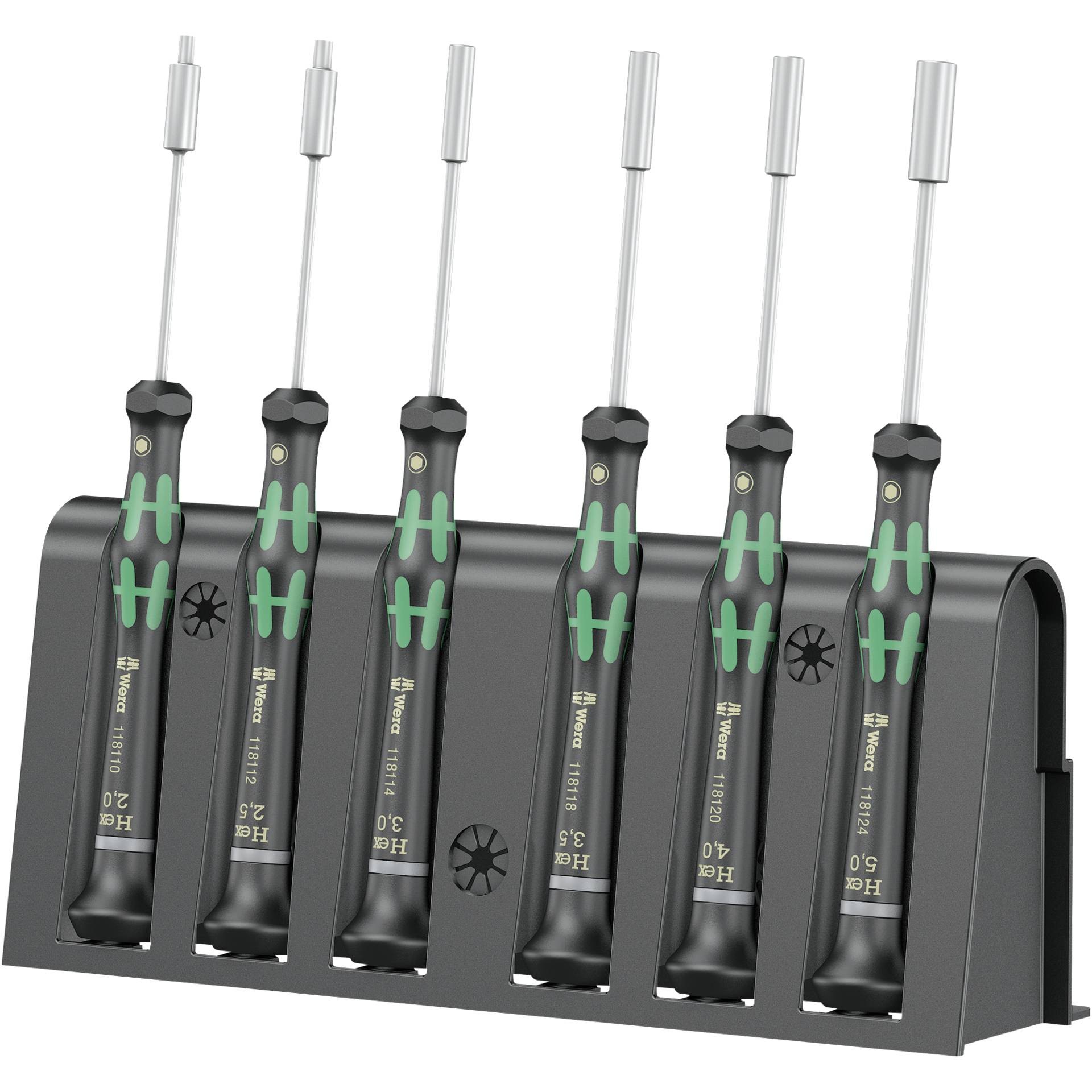 Wera 2069/6 Elektronik- u. Feinmechanik Schraubendreher-Set 6teilig