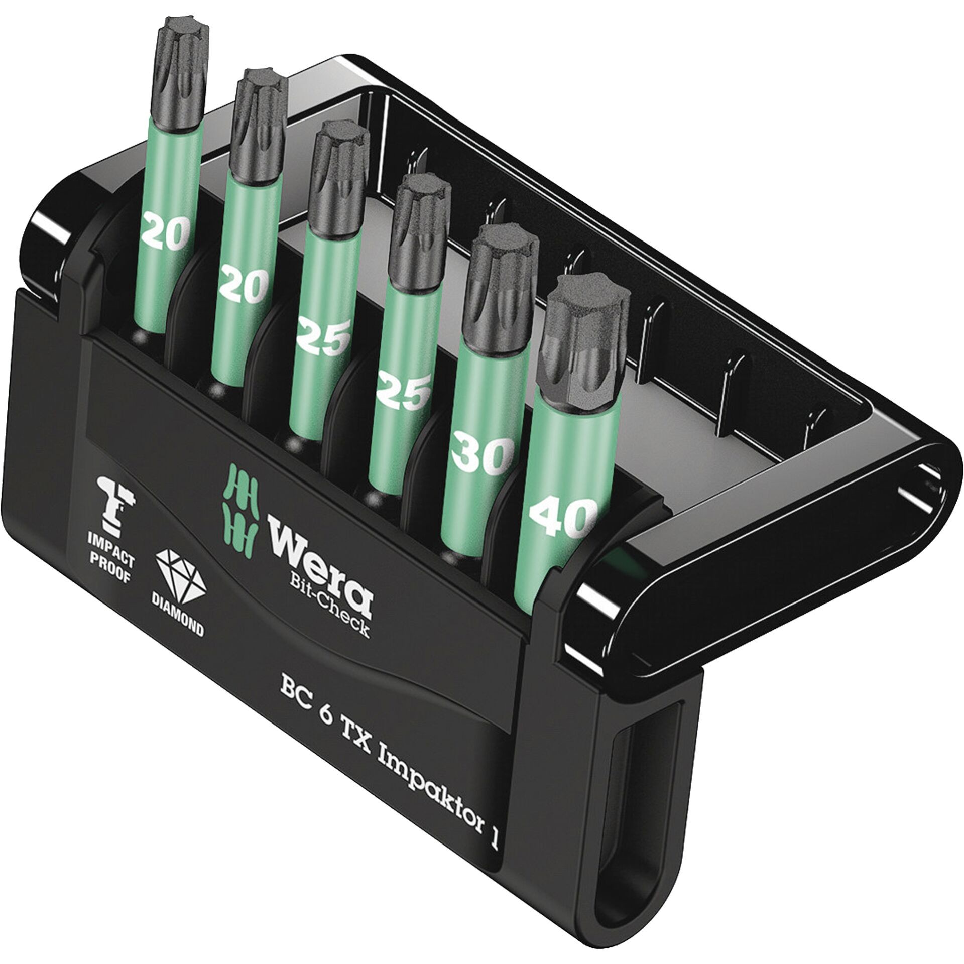 Wera Mini-Check Impaktor 2 05057693001 Bit-Set 6teilig Innen-TORX