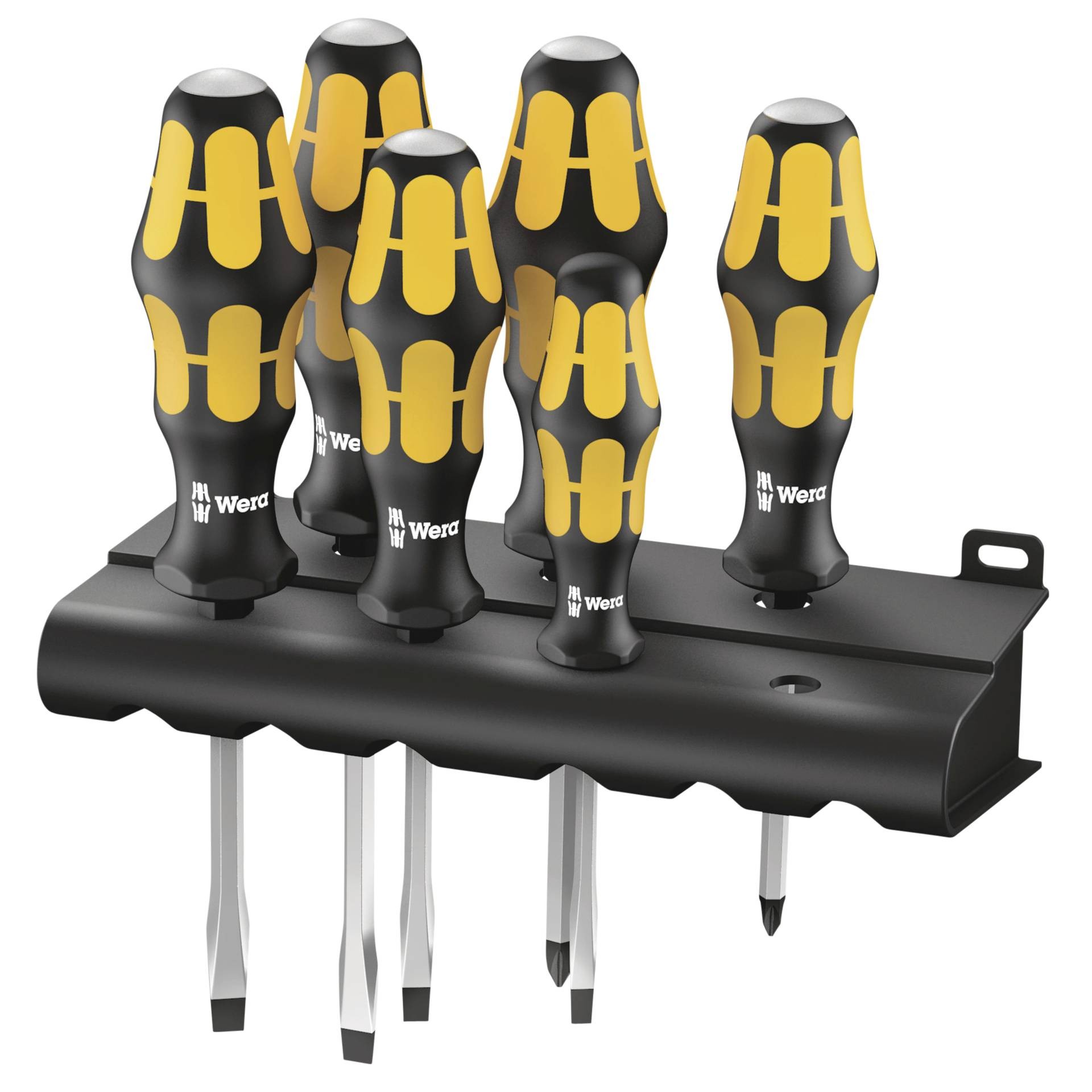 Wera 932/918/6 Werkstatt Schraubendreher-Set 6teilig Schlitz,