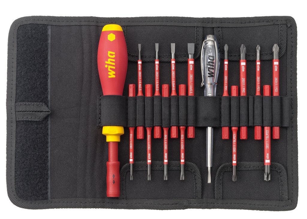 Wiha VDE Slim Vario Wallet Set (16 Pieces)