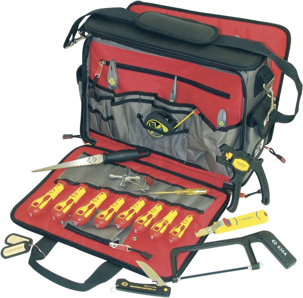 C.K T1630 FKIT Elektriker Werkzeugtasche bestückt 18teilig
