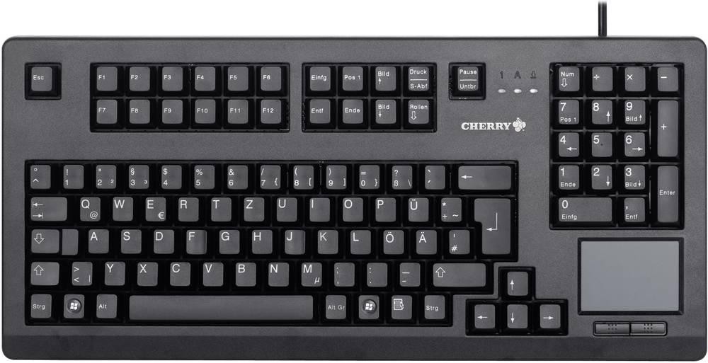 CHERRY Touchboard G80-11900 USB Tastatur Deutsch, QWERTZ Schwarz