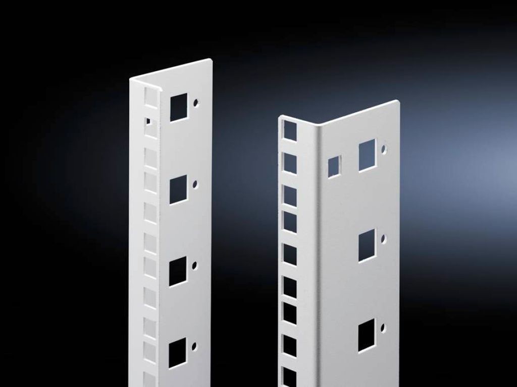 Rittal 7507.715 19 Zoll Netzwerkschrank-Schienen 15 HE Grau