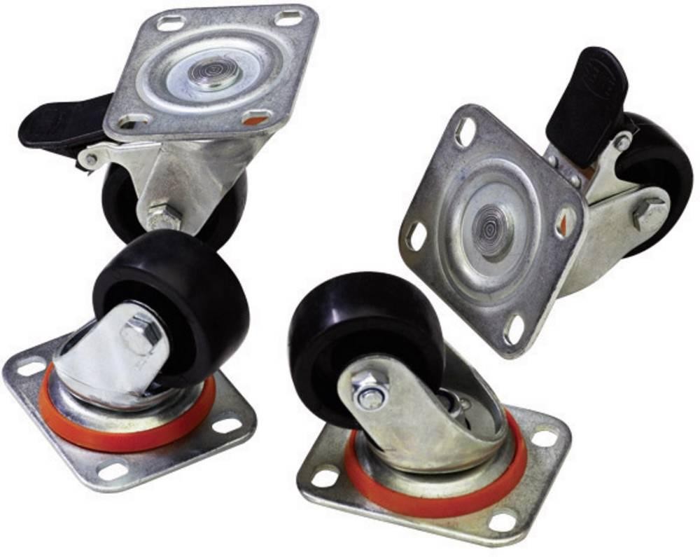 Digitus Lockable castors for free-standing 482.6 mm (19") network and
