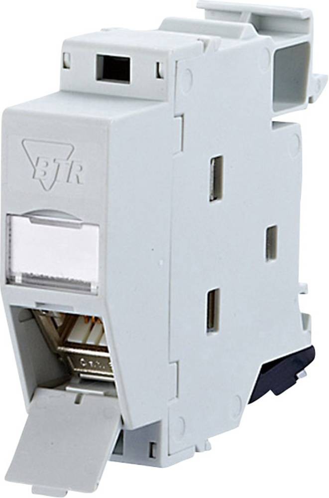 Metz Connect 130B127003-E retedose Hutschiene CAT 6a grigio chiaro (