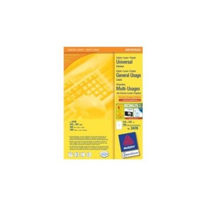 Avery Multi-Function Labels White - Avery Multi-Function Labels,