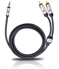 OEHLBACH 60006 audio cable 5 m 3.5mm 2 x RCA Black - OEHLBACH 60006,