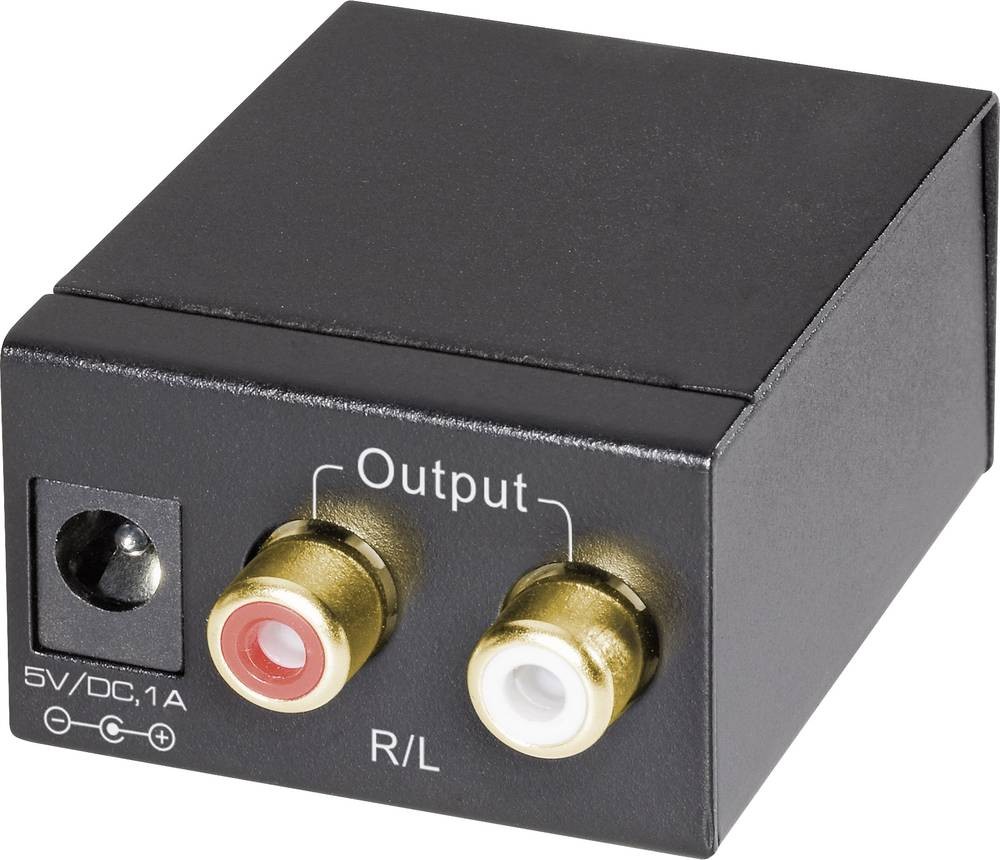 SpeaKa Professional AV Konverter [Toslink, Cinch-Digital - Cinch] SP-