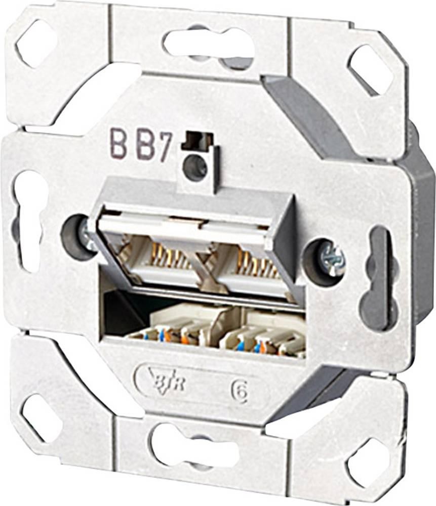networkdose concealed installation Einsatz CAT 6a 2 Port Metz Connect