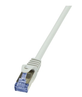 LogiLink CQ3141S RJ45 Patchkabel CAT 6a S/FTP 50.00 m Weiß