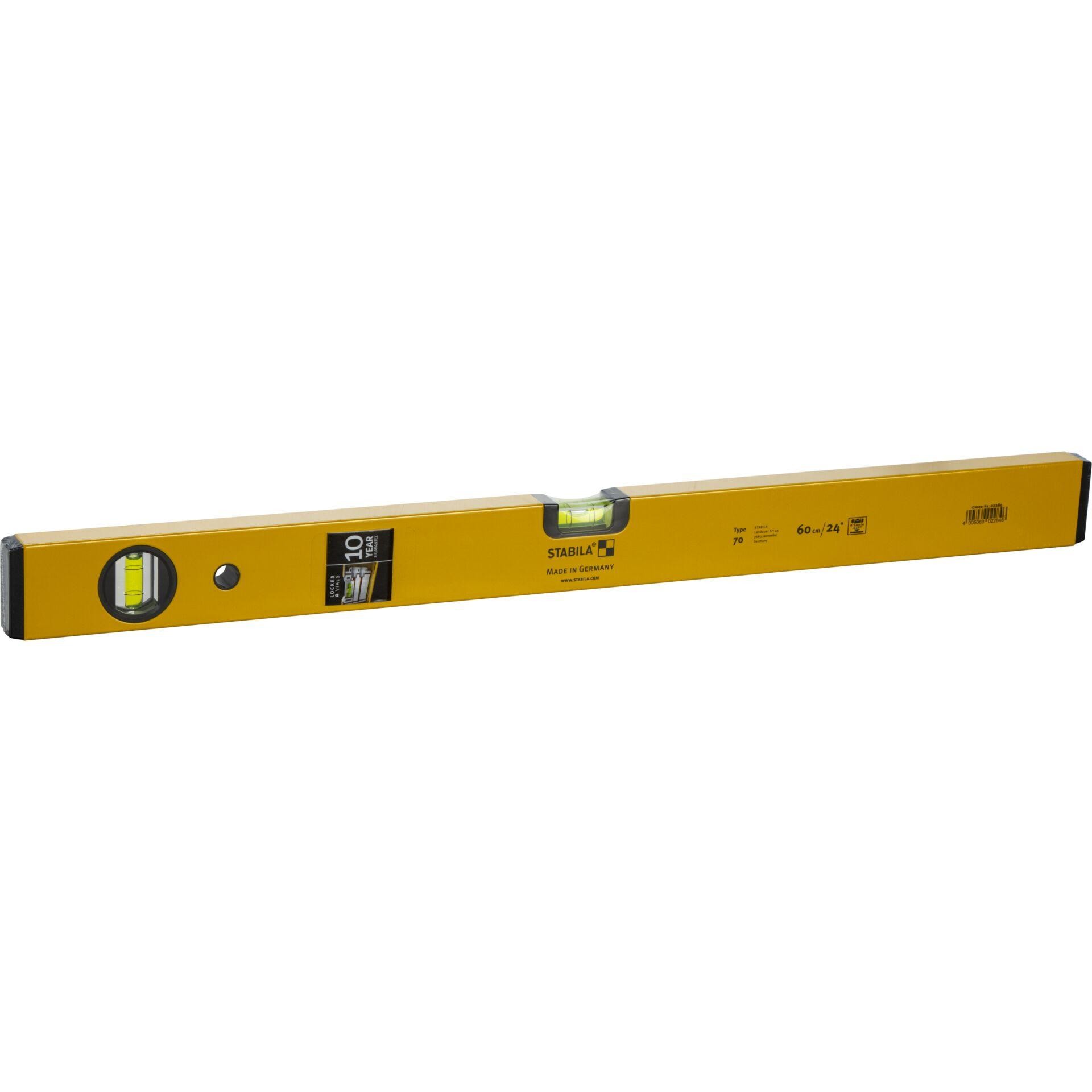 Stabila Type 70 2284 Leichtmetall-Wasserwaage 60cm 0.5 mm/m