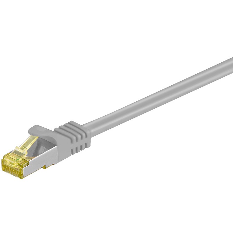 Goobay RJ45 Patch Cord CAT 6A S/FTP (PiMF), 500 MHz, with CAT 7 Raw