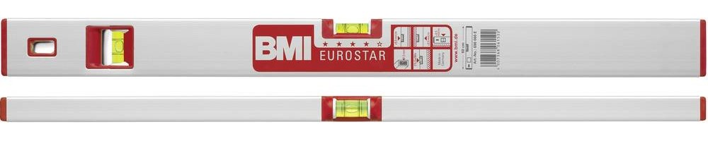 Wasserwaage EUROSTAR 690 E 40cm Alu.silver ± 0,5mm/m BMI