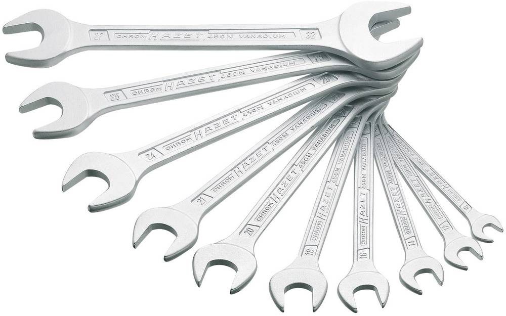 Hazet 450N/10 double-Maulschlüssel-Satz 10teilig Schlüsselweite (