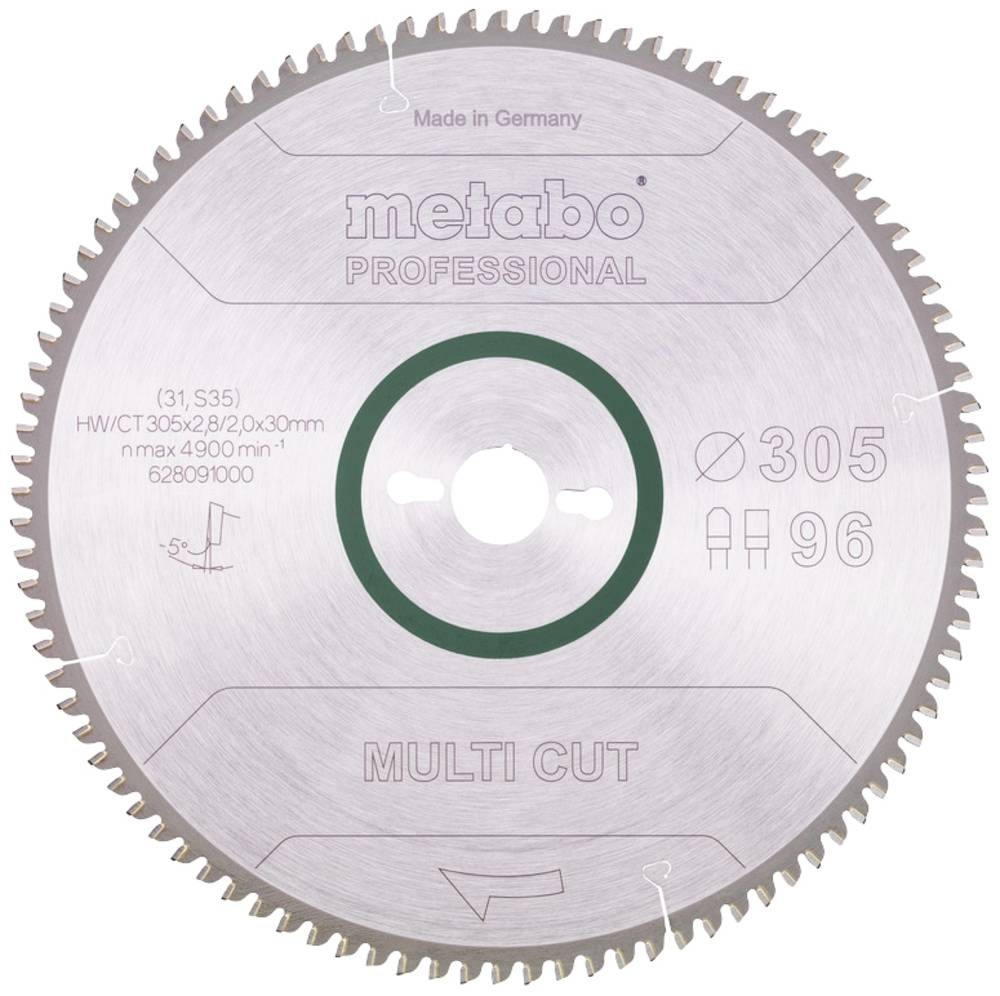 Metabo HW/CT 305X30 96 FZ/TR5 628091000 Hartmetall saw blade 305 x 30