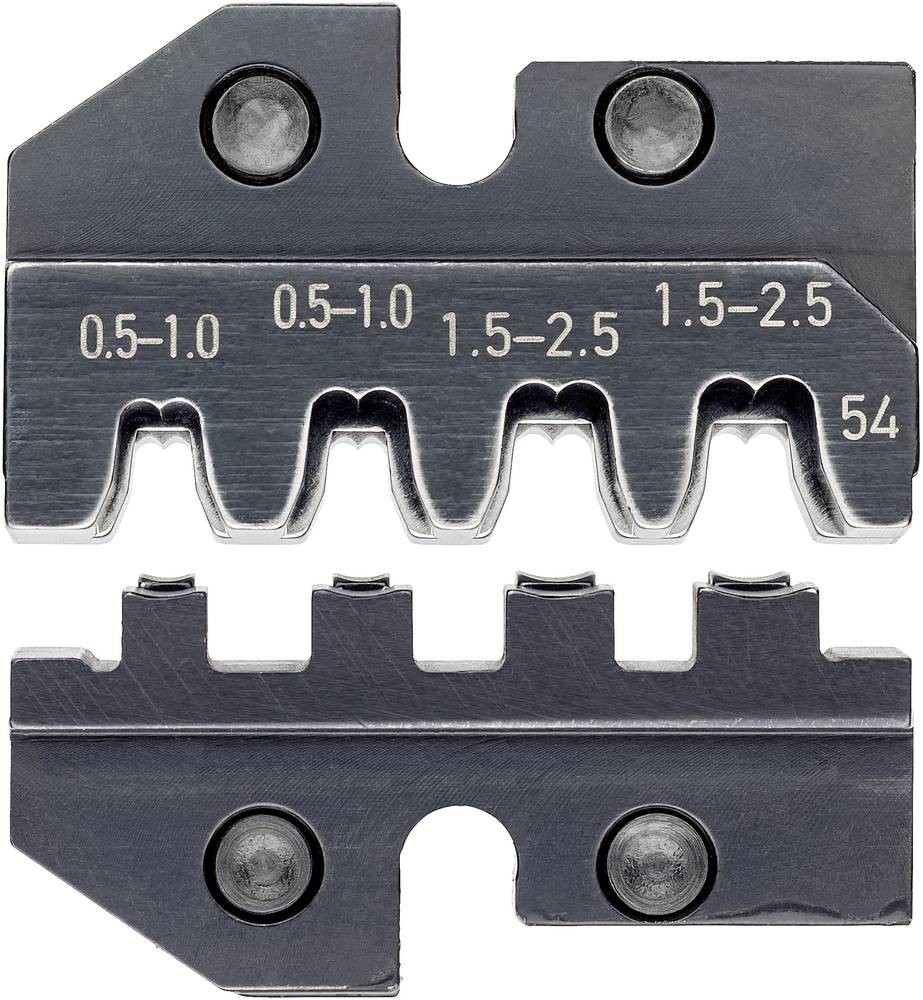 Knipex 97 49 54 Crimpeinsatz Modularstecker 0.5 bis 2.5mm² Passend f