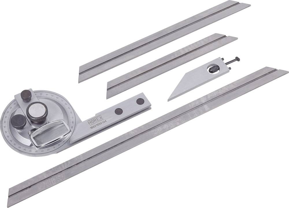 Horex 2410522 Winkelmesser-Set 5er Set 180 °