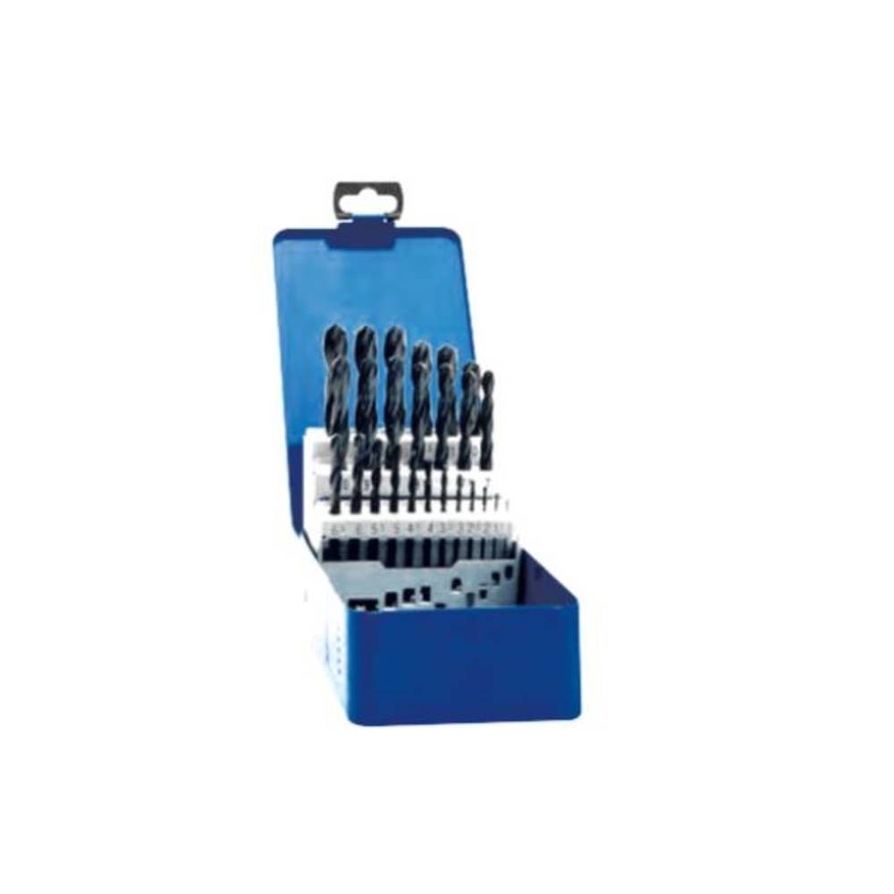 Exact 32002 HSS Metall-Spiralbohrer-Set 25teilig 1 mm, 1.5 mm, 2 mm,