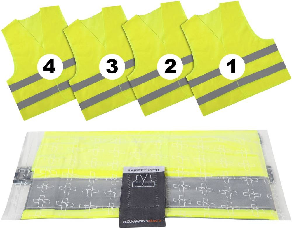 LifeHammer 10474 SAFETY VEST ULTRA Warnweste Erwachsene EN 20471 ISO