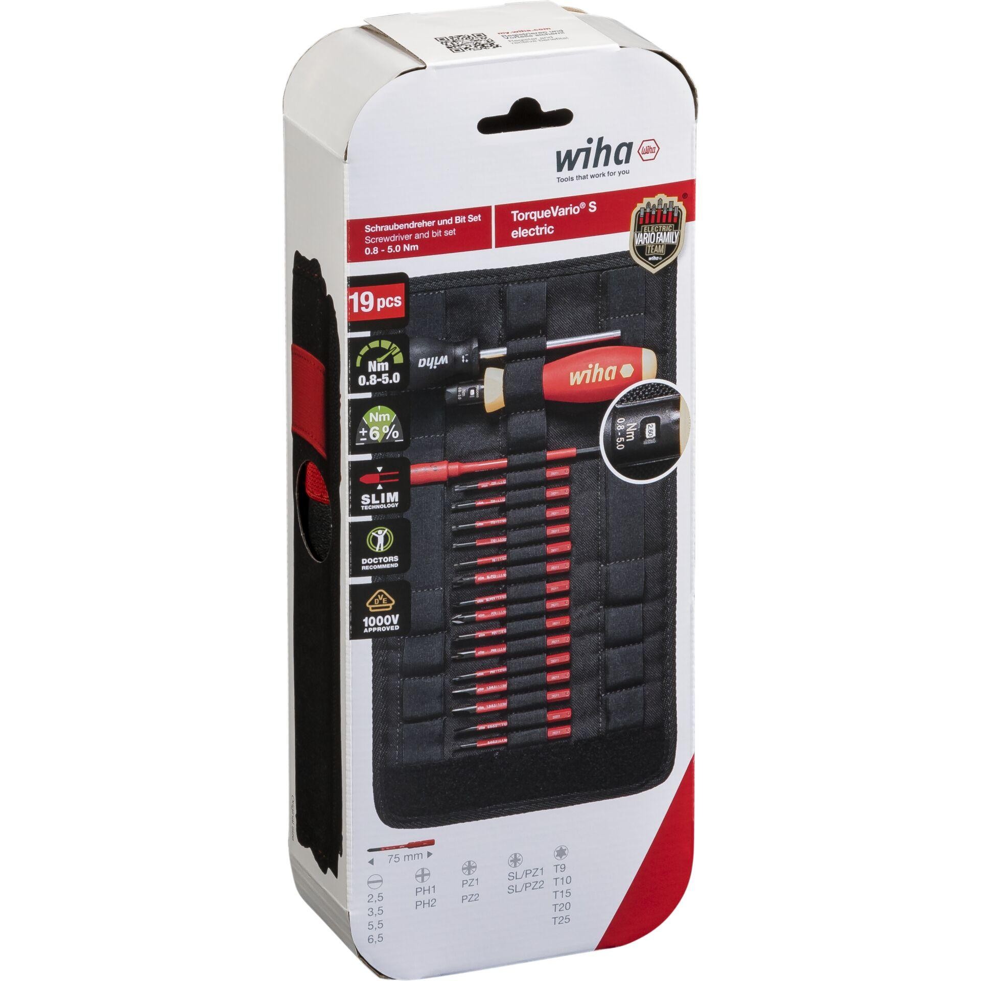 Wiha 36791 SlimTorque VDE Drehmoment-Schraubendreher 1 - 5 Nm