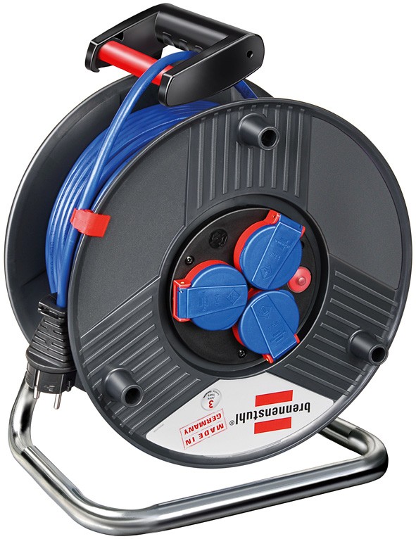Brennenstuhl 1209830 Kabeltrommel 50m blue Schutzkontakt-plug
