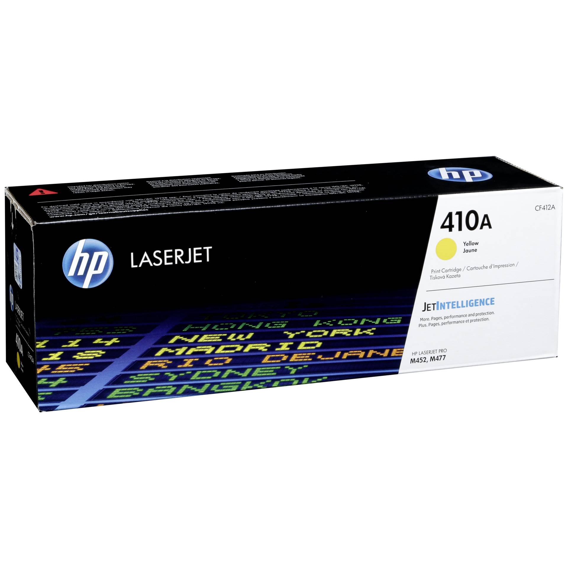 HP 410A toner LaserJet jaune authentique - HP 410A toner LaserJet