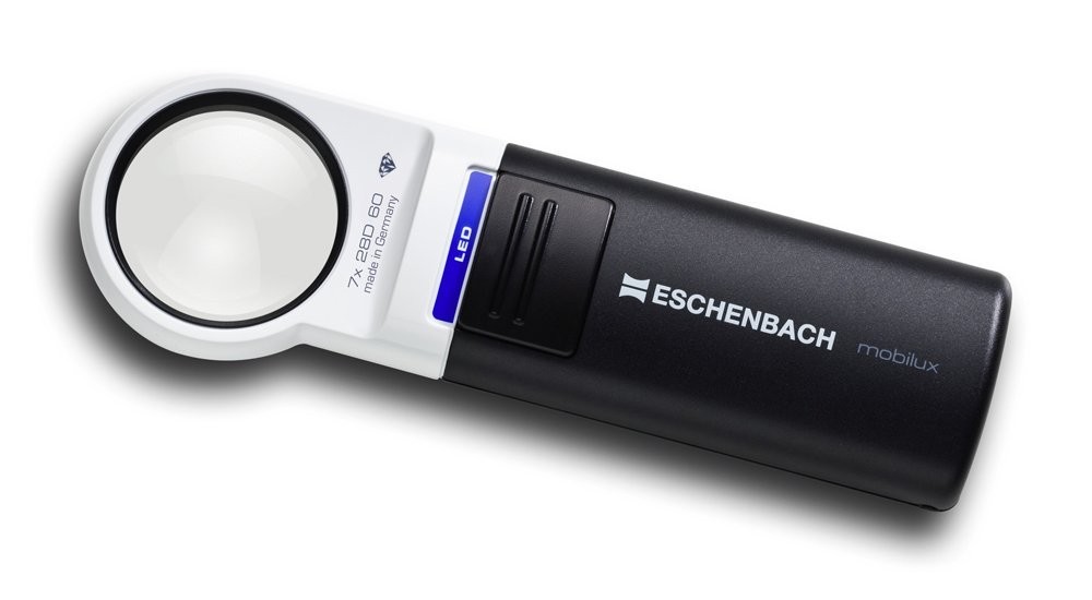 Eschenbach 15117 Handlupe con LED-Beleuchtung VerTallarungsfaktor: 7