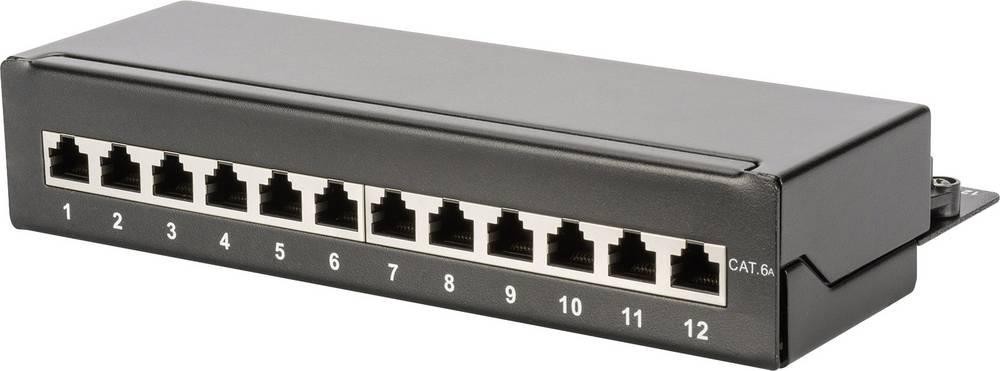Digitus Desktop CAT 6A, class EA patch panel, shielded, black -