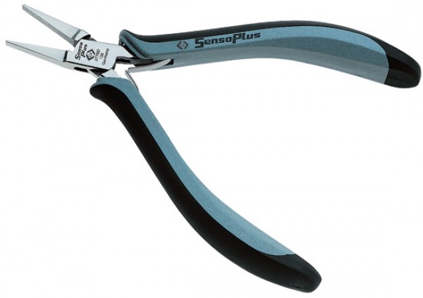 C.K T3770D 120 ESD Flachzange Gerade Carbonstahl 130mm