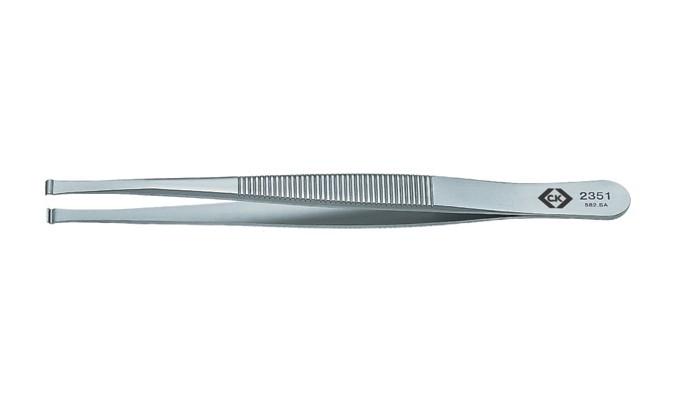C.K T2351 Bestückungspinzette 582 SA Abgerundet 115mm
